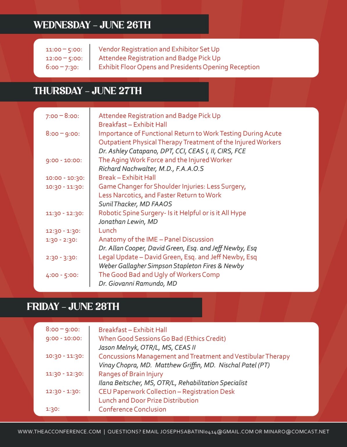 Explore the Detailed Event Schedule - NJ IARP Conference
